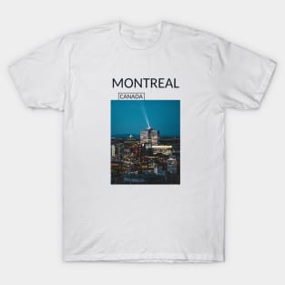 Montreal Quebec Canada Cityscape Skyline Gift for Canadian Canada Day Present Souvenir T-shirt Hoodie Apparel Mug Notebook Tote Pillow Sticker Magnet T-Shirt